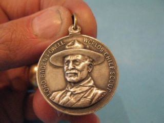 Silver Australian Scout Jamboree Frankston Melb Medallion Medal Baden