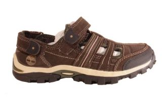 Timberland Brown Fort Rock Fisherman Close Toe Sandals Youth Shoes New