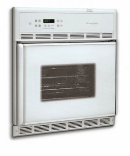 New Frigidaire 27 White Single Side Swing Door Convection Wall Oven