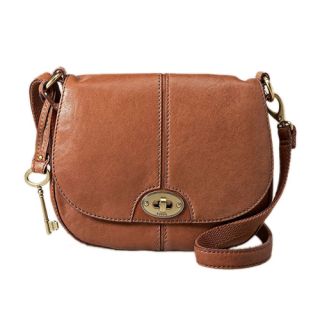 NEW* Fossil Carson Leather Flap Crossbody Handbag ZB5056216