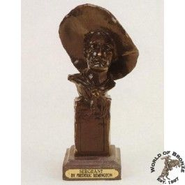 Sergeant  by Frederic Remington Bronze Handcast Sculptured Art w