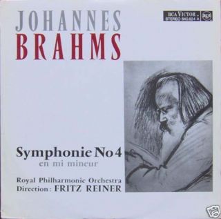 Fritz Reiner Brahms Symphony French 60s Stereo LP