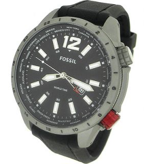 Fossil Silicone Strap Date 100M Mens Watch CH2741