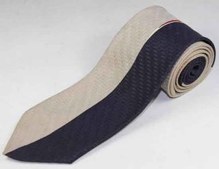Vintage Skinny Blue Gray Four Corners 50s 60s Mod Hipster Tie