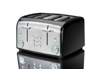 kenmore 4 slice toaster black stainless steel