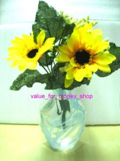 Blue Flower Small Vase Foldable Unbreakable Wedding