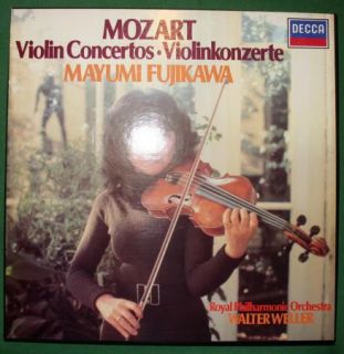 Mozart Violin Concertos Mayumi Fujikawa Royal Philharmina ORCH Walter