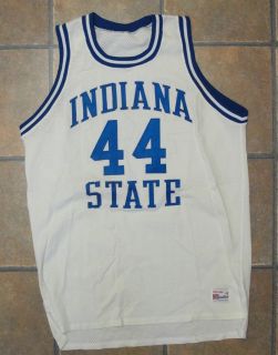 INDIANA STATE Game Worn Team Issued College NCAA Basketball Jersey by