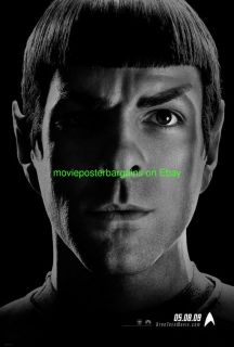 Star Trek XI Movie Poster s RARE B w Set of 4 Advances