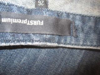 Furst Premium Denim Skinny Jeans Sz 26 Shredded Ripped