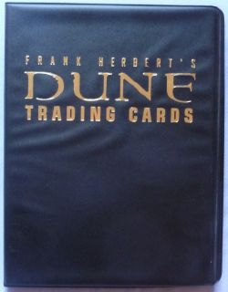 Frank Herberts Dune trading card set binder promos auto costume cards