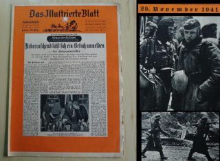 WW2 1941 German Frankfurter Illustrierte Magazine