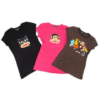 Paul Frank T Shirt Julius Monkey Pick Pink Cat Bear