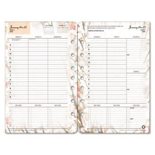 FDP 3544813 Franklin Covey Blooms Dated Weekly Monthly Planner Refill
