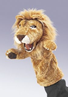 Folkmanis Puppets Lion Stage Puppet New 