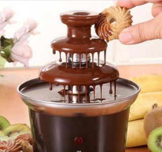 Free Shipping Tracking Chocolate Fondue Fountain with 3 Tier Tower