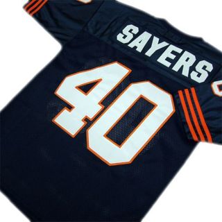 Gale Sayers 40 Chicago Bears Throwback Navy Sewn Mens Size Jersey