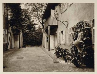 1928 Courtyard Franz Schubert House Vienna Austria ORIGINAL