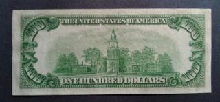 1934B $100 Atlanta Vinson FRN RARE 645K Printed Almost Uncirculated