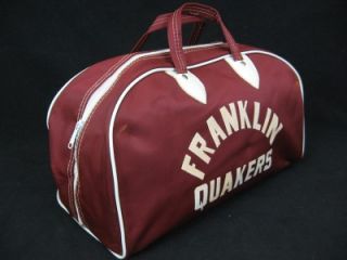  70s Franklin Quakers Football Sport Gear Duffle Bag Pinwheel