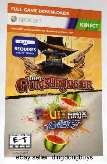  Fruit Ninja Kinect Full Game downloads Xbox 360 Card Token Bin