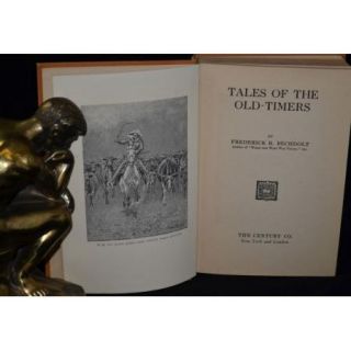  Tales of The Old Timers Frederick R Bechdolt Remington HB Book