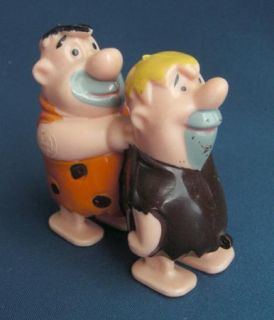 Vintage Gravity Fred Flintstone Barney Ramp Walker Toy Figure Hard