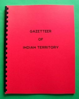 Gazetteer of Indian Territory Topo Maps 