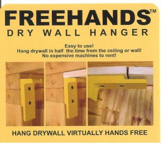 Brand New 2 Pack Freehands Dry Wall Hanger Tool M097