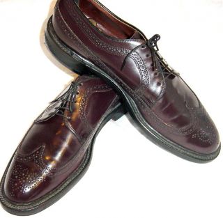 523 French Shriner Wing Tip Shell Cordovan US 10A Run Wider Like B C
