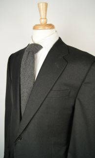 Mint $1295 Hickey Freeman Loro Piana Super 130S Wool Charcoal Jacket