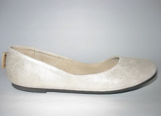 FRENCH SOLE fs/ny SLOOP WOMENS GOLD BALLET SHOE 7.5   7