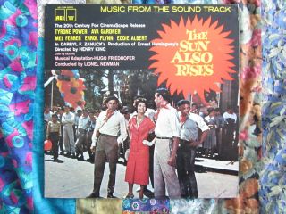  Sun Also Rises VG 1981 Sountrack Friedhofer Newman Vinyl Record