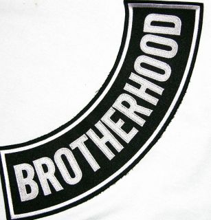 Brotherhood Brothers Tight Friends Club Group Biker Side Bottom Rocker