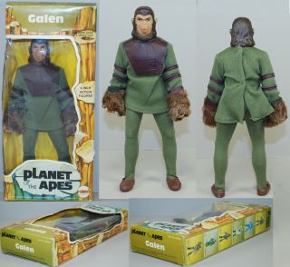 mego 8 pota planet of the apes 1974 galen mib boxed