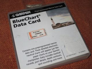 New Garmin BLUECHART Blue Chart DATA CARD Marine CHESAPEAKE MUS504L