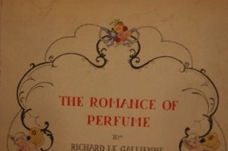 BOOK The Romance of Perfume Copyright 1928 Richard Hudnut COLLECTORS