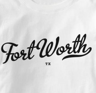 Fort Worth Texas TX Metro Hometown Souvenir T Shirt XL