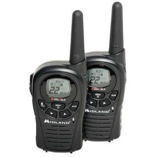 Midland LXT380VP3 24 Mile 22 Channel FRS GMRS Two Way Radio Pair