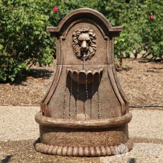 smart solar lucerne lion s head electric fountain with leds