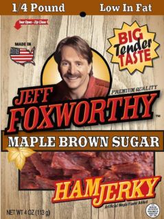 Jeff Foxworthy Brown Sugar Ham Jerky 4oz 9ct case