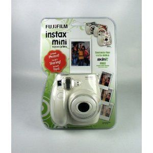 Fujifilm Fuji Instax Mini 7S White Camera Plus Film New 074101942521