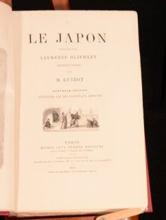 1875 Le Japon Laurence Oliphant Guizot In French Scarce Japan