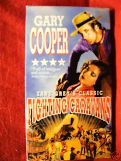 Fighting Caravans VHS w Gary Cooper HARD2FIND RARE