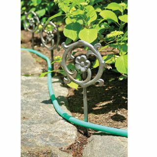 Wrought Iron Tranquility Garden Hose Holder from Brookstone