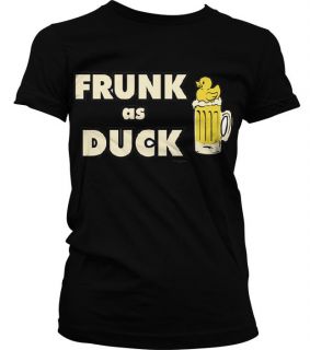 Funk as Duck Rubber Ducky Liquor Beer Booze Funny Drinking Girls