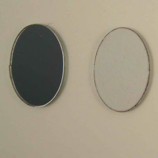 Oval Shaped Mirror Modern Fun Decorative Funky Shatterproof Acrylic