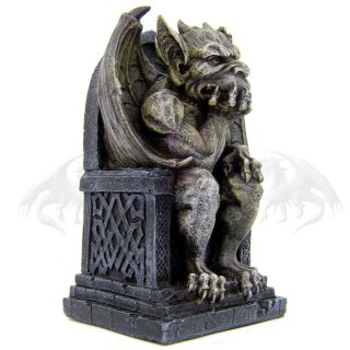 Gargoyle King on His Throne Protecting The WORLD  TR5757 Mini 18cm