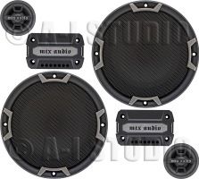 MTX TX6 Car Audio Thunder Axe 6 5 2 Way Speakers Set