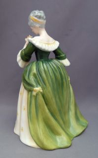 RARE Royal Doulton Figurine Christine HN3905 M Davies Prototype Green